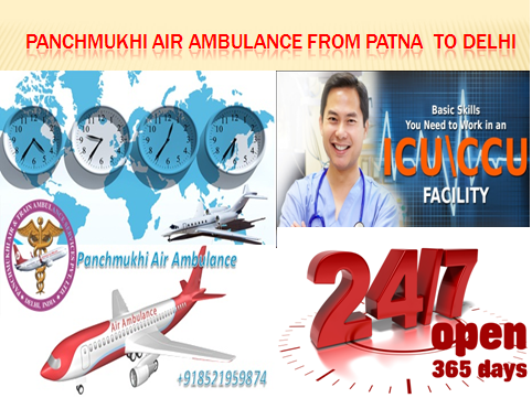 Panchmukhi Air Ambulance from Delhi at Low Fare3